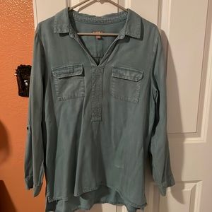 J. Jill - teal shirt - long sleeve - comfortable!